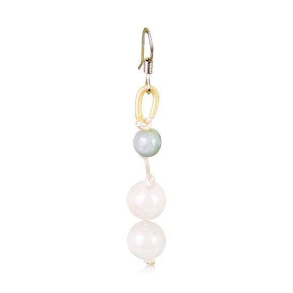 Alluring Beads Rose Quartz Gemstone Earrings - Picture 3 of 4